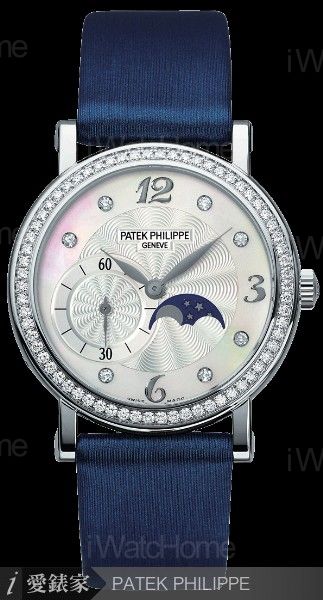 Calatrava Ref.4958G月相鑽錶