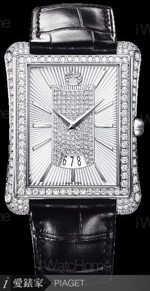 Emperador 白K鑲鑽腕錶