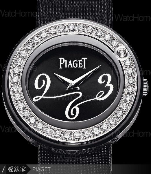 Possession 白K鑲鑽腕錶