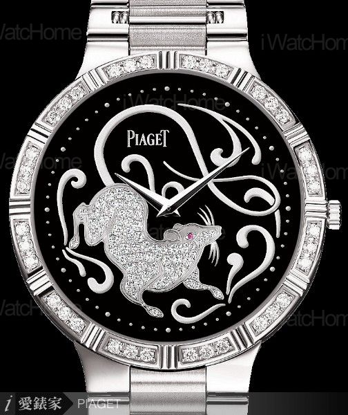 Dancer 白K鑲鑽腕錶