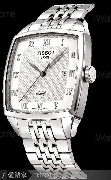 Le Locle Square力洛克自動方形日曆腕錶