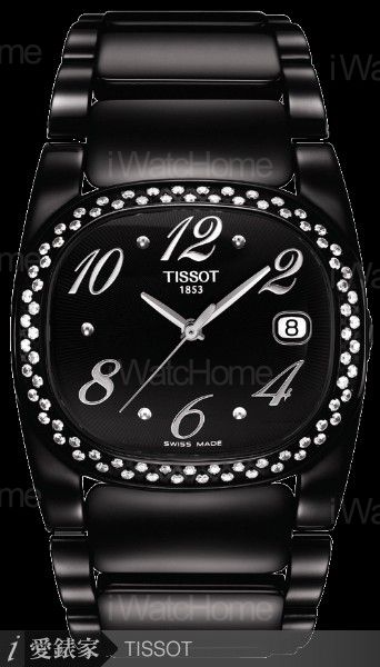 T-Moments Black 柔情黑潮鑽錶