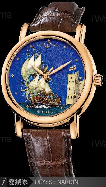 阿奇利號琺瑯彩繪腕錶