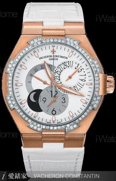 Overseas縱橫四海系列自動上鍊兩地時間腕錶