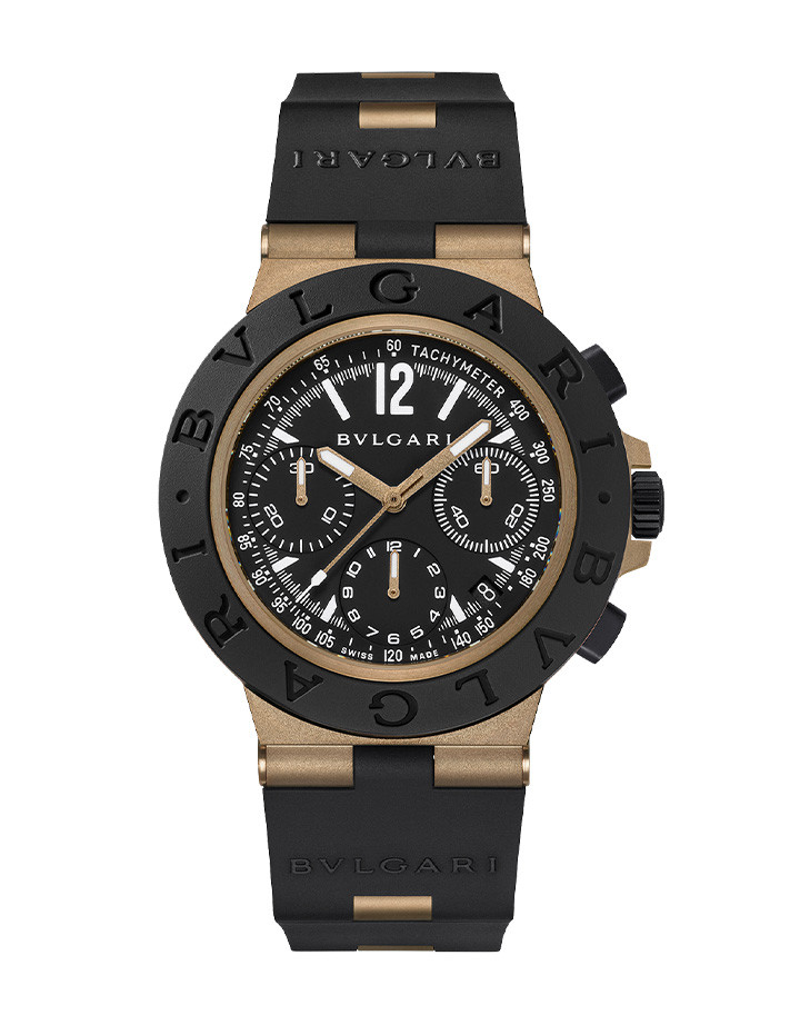 Bvlgari Aluminium Bronzo Chronograph計時腕錶
