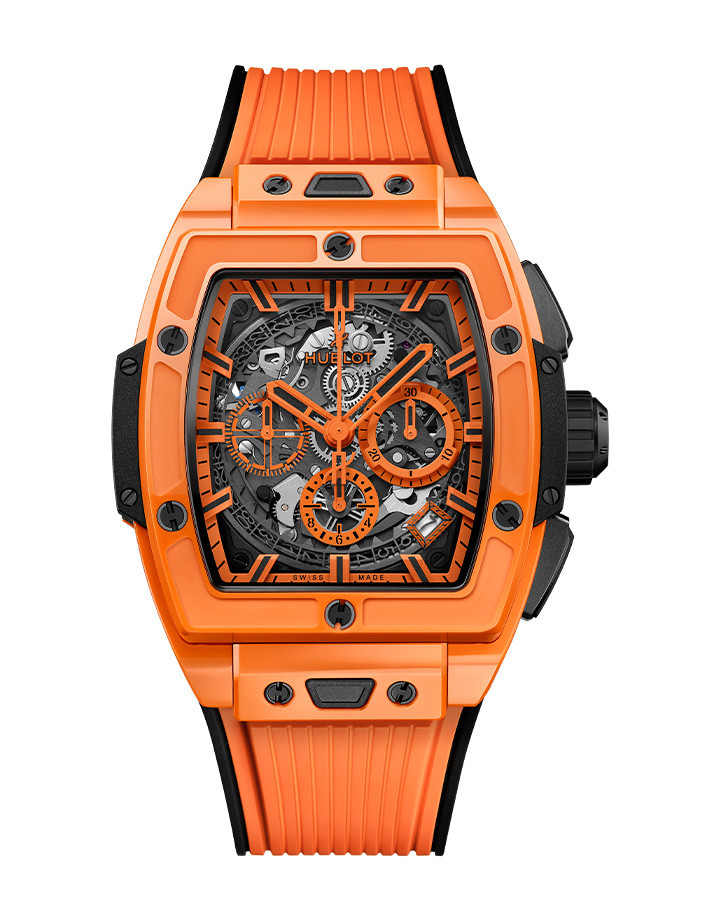 Spirit of Big Bang亮橘陶瓷計時碼錶