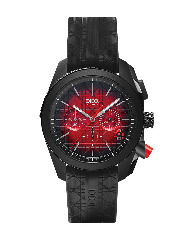 Dior Chiﬀre Rouge Black Ultramatte計時碼錶