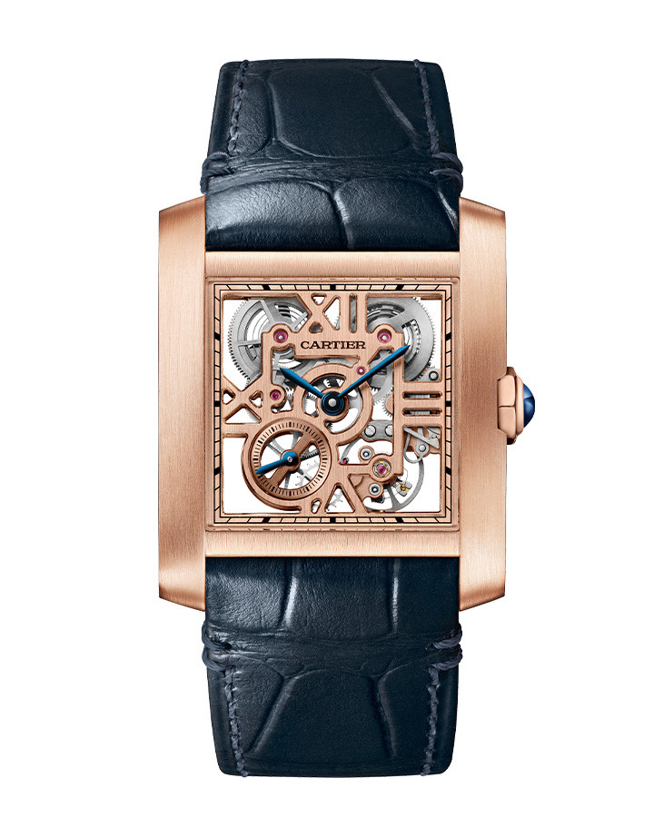 Tank Française鏤空腕錶