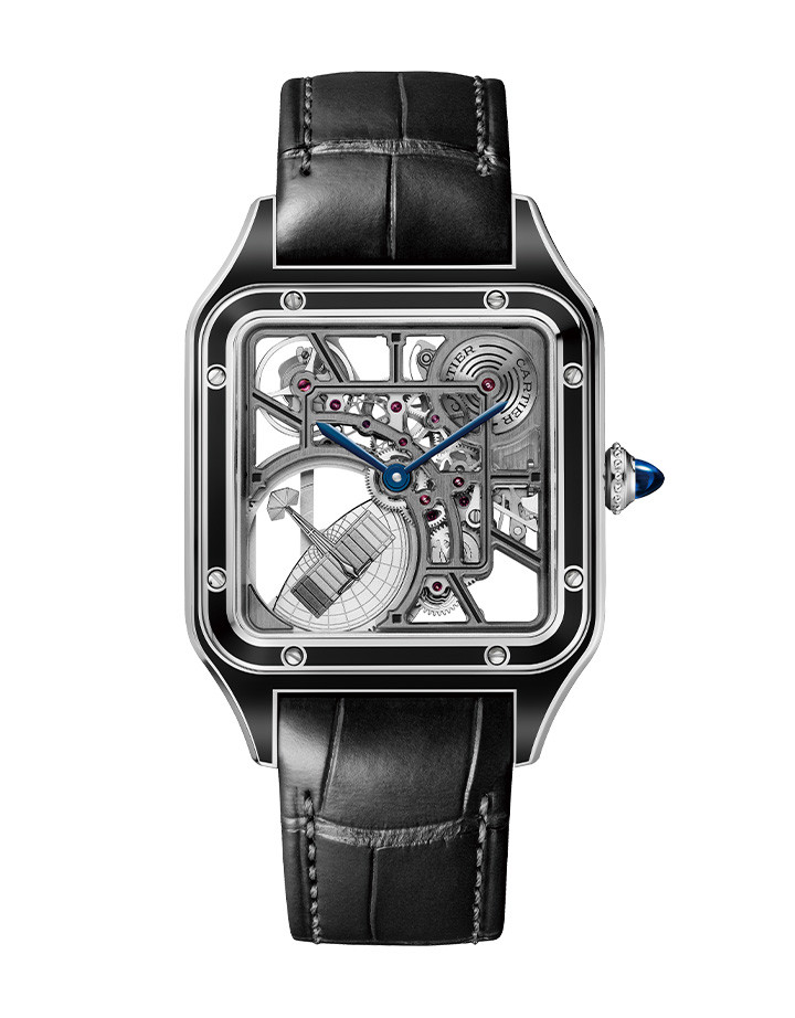 Santos de Cartier Santos-Dumont鏤空腕錶