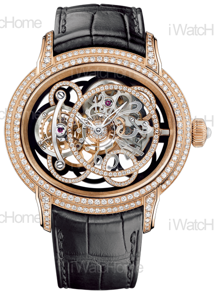 千禧系列黑寶石陀飛輪腕錶