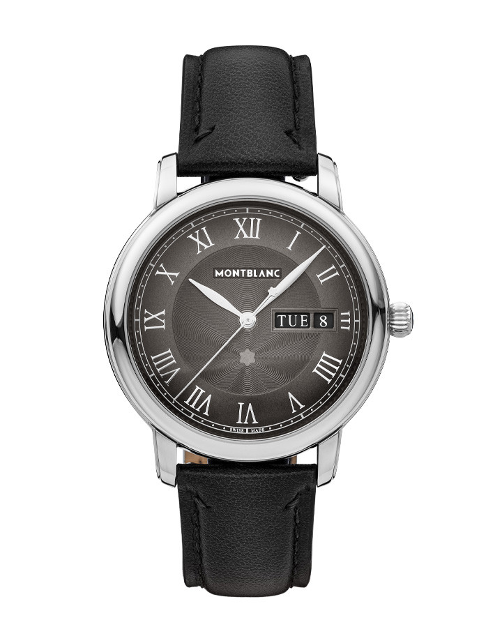 明星傳承系列星期日期顯示自動腕錶