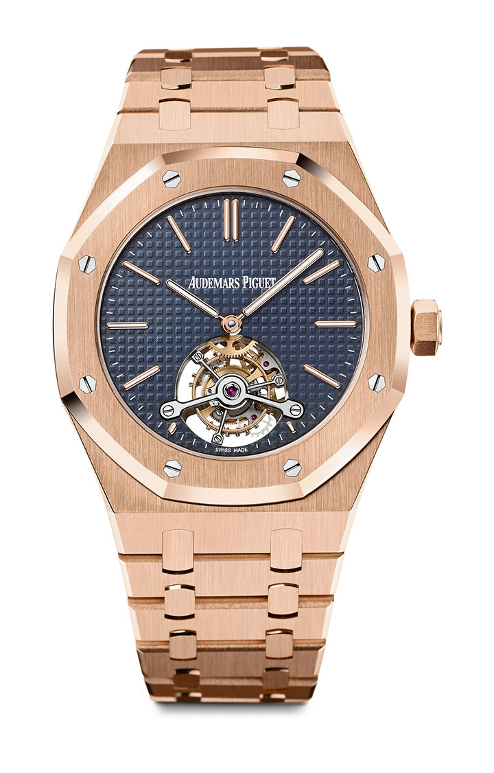 皇家橡樹超薄陀飛輪腕錶