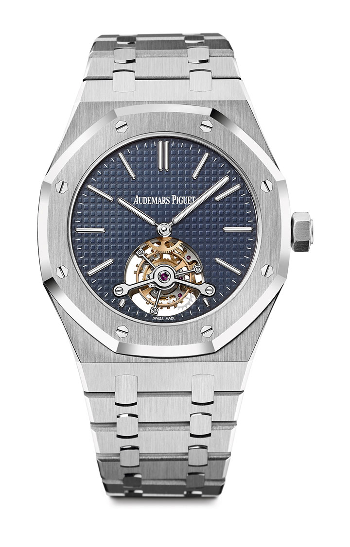 皇家橡樹超薄陀飛輪腕錶