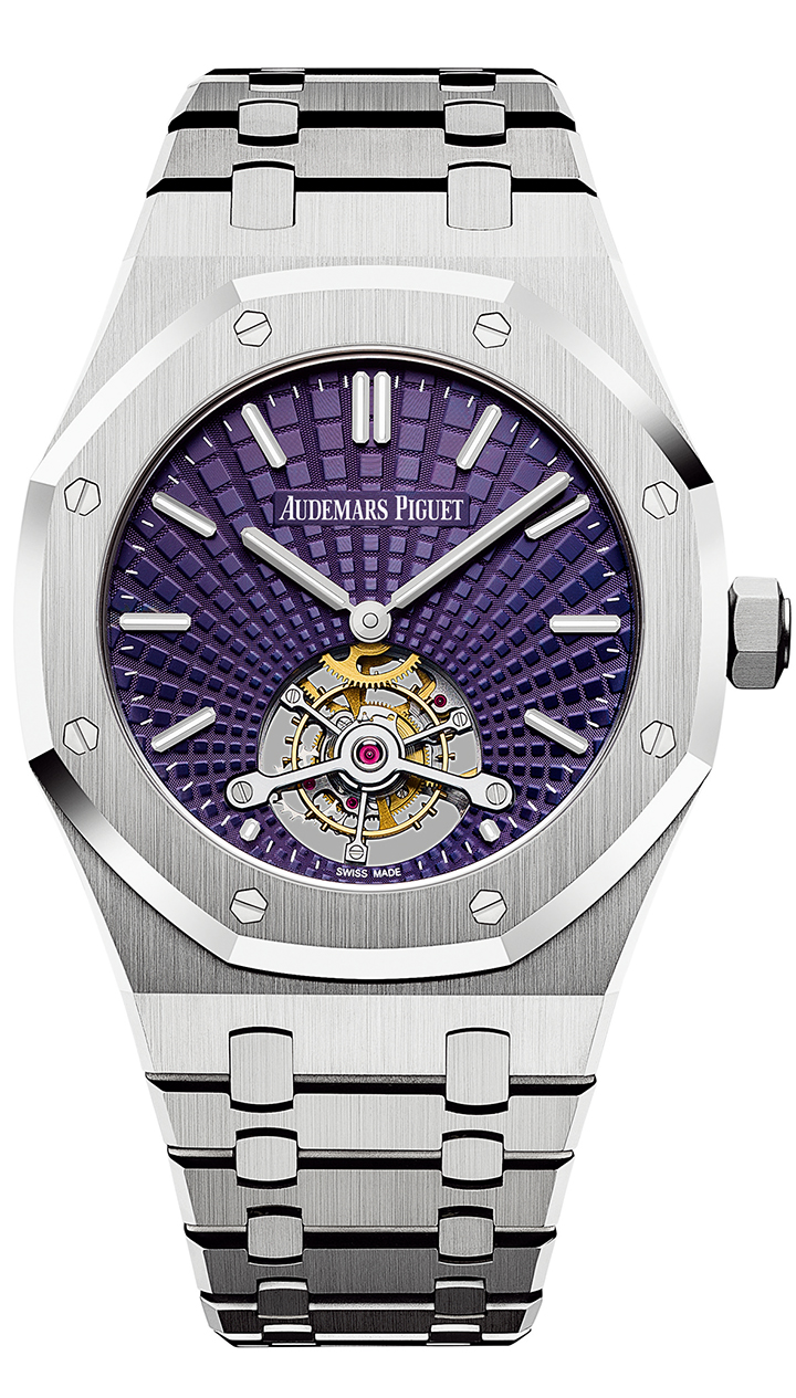 皇家橡樹超薄陀飛輪腕錶