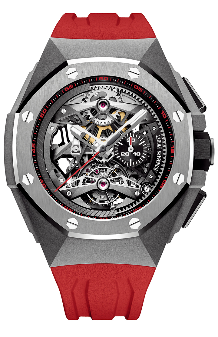 皇家橡樹鏤空陀飛輪自動上鍊計時碼錶