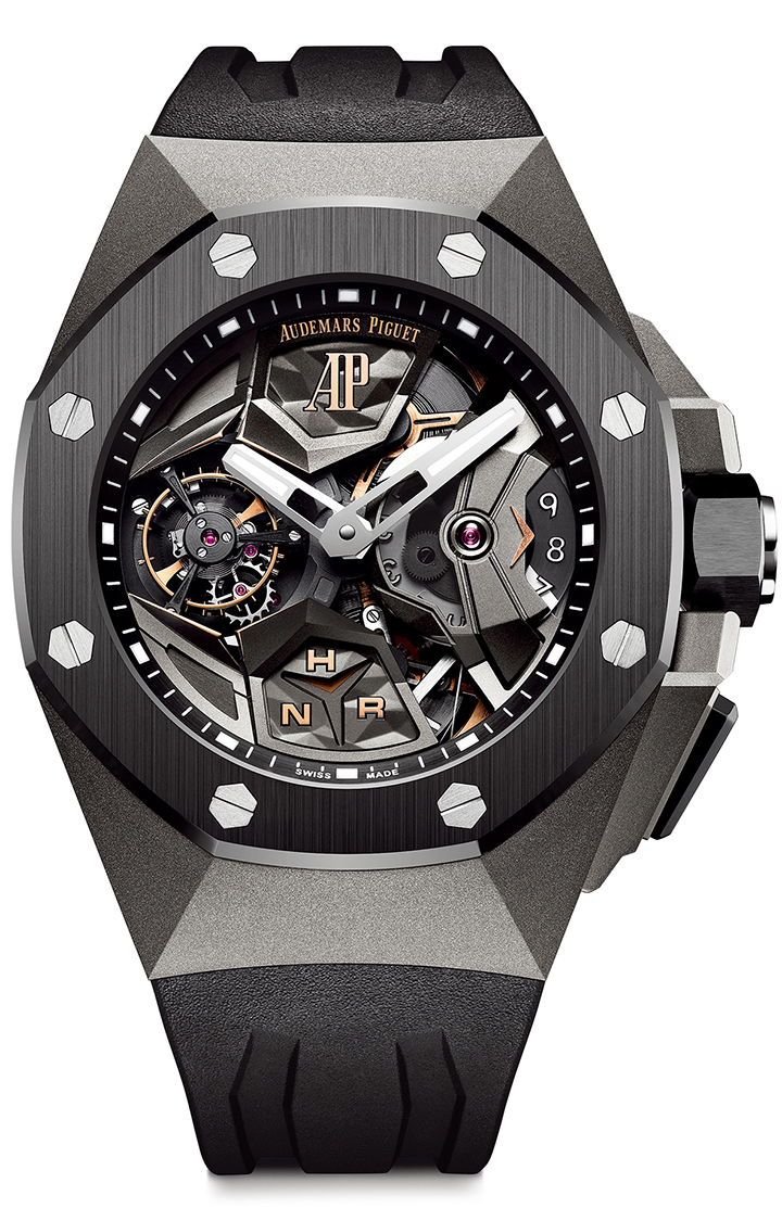 皇家橡樹概念飛行陀飛輪GMT腕錶