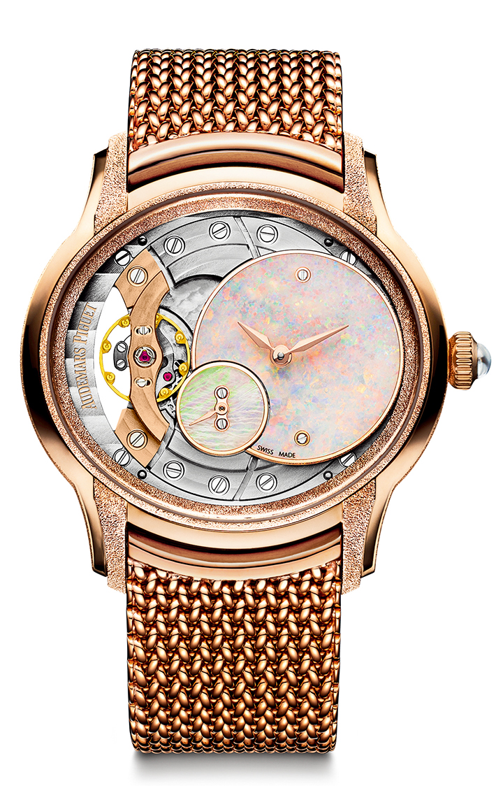 千禧霜金蛋白石腕錶