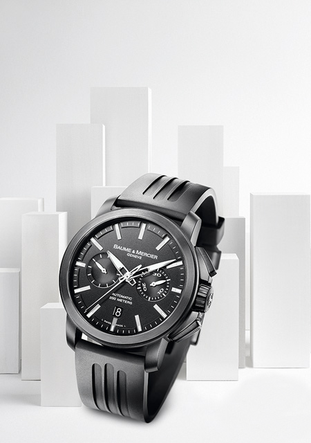 Classima Executives Magnum XXL Chronographe Acier PVD Noir