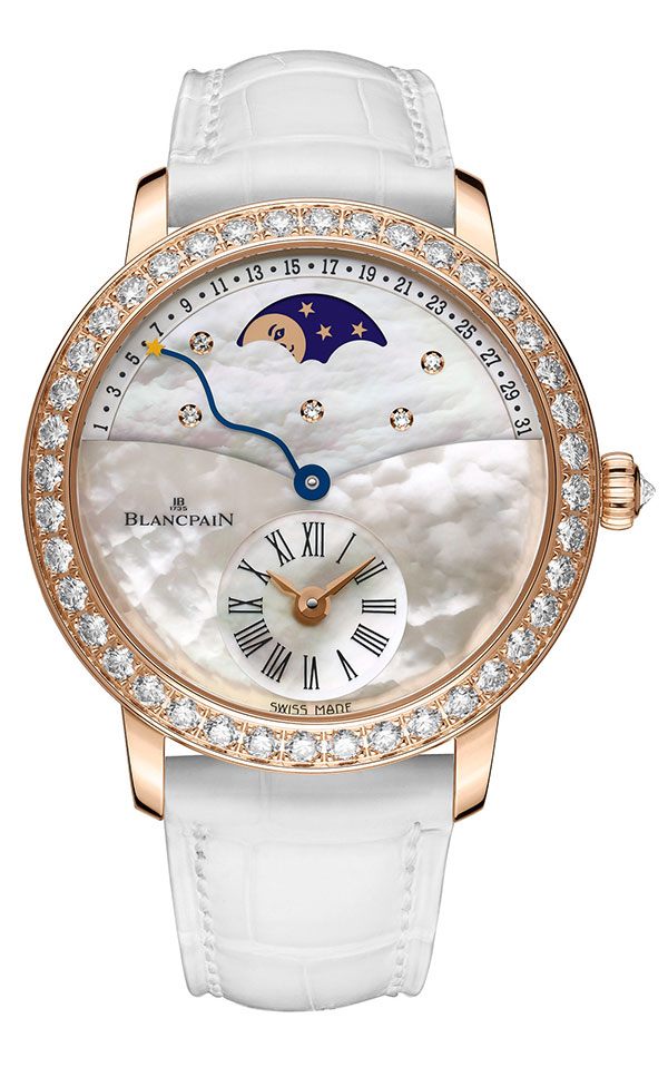 偏心日期逆跳月相腕錶