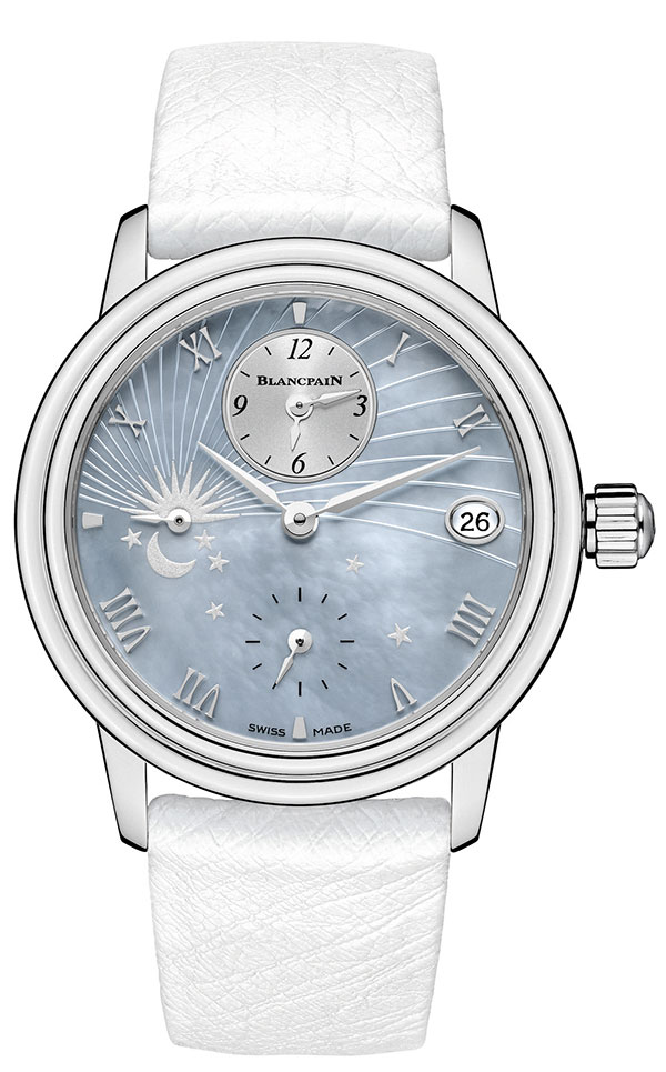 雙時區晝夜指示偏心小秒針腕錶