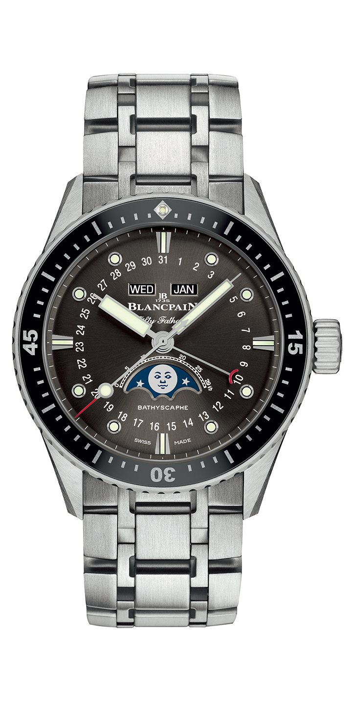 五十噚深潛器全日曆月相腕錶