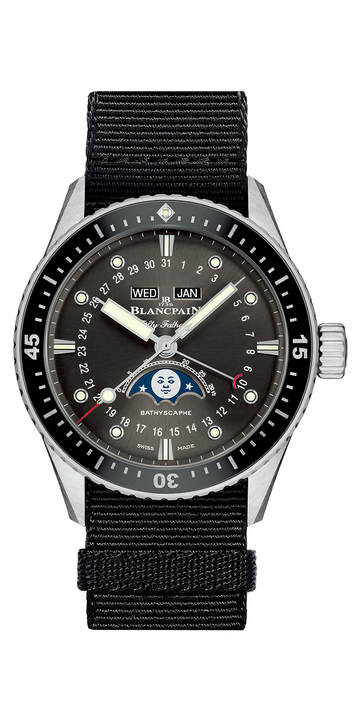 五十噚深潛器全日曆月相腕錶