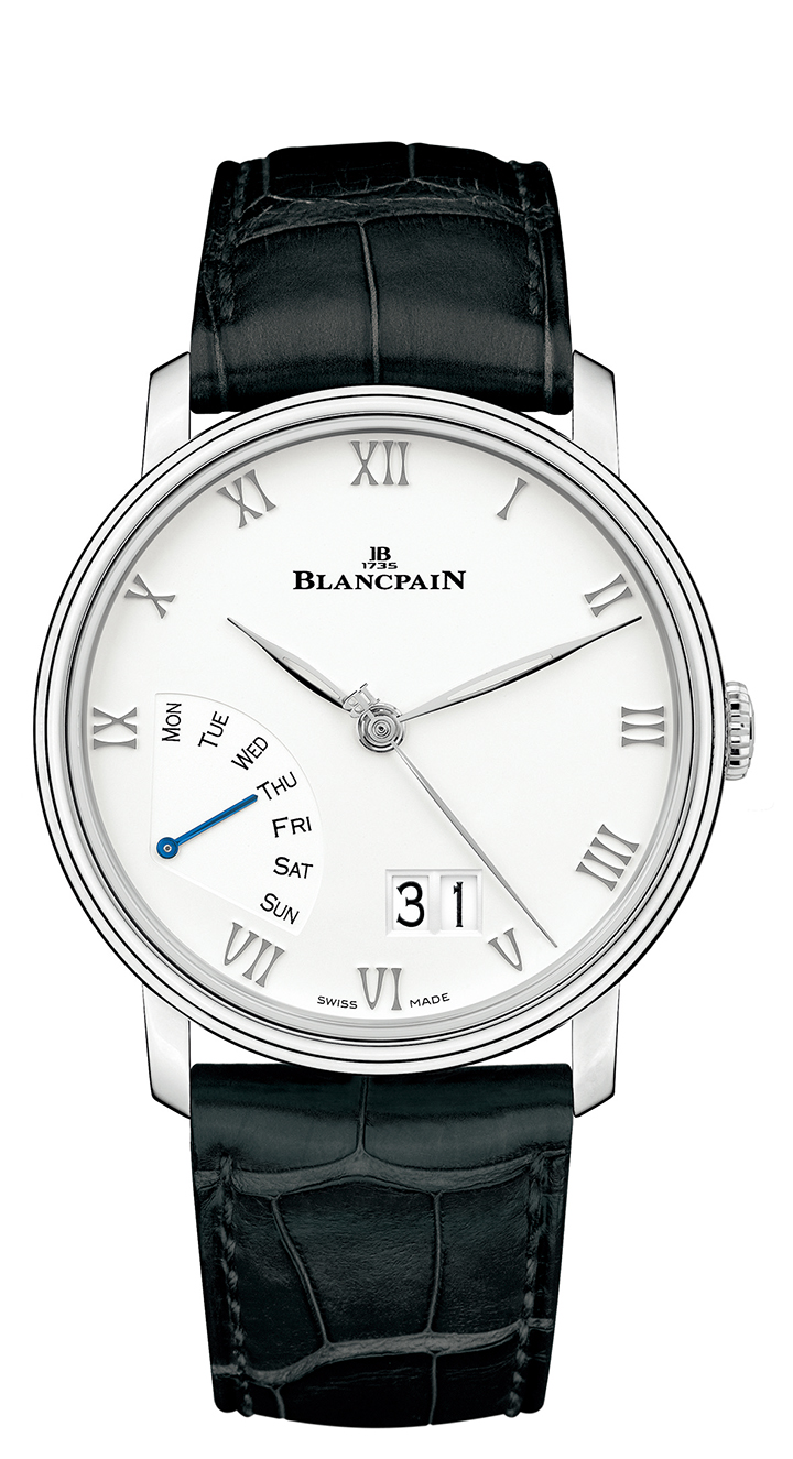 Villeret大日期逆跳星期腕錶