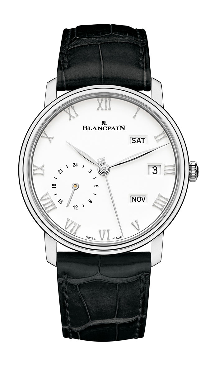 Villeret兩地時間年曆腕錶