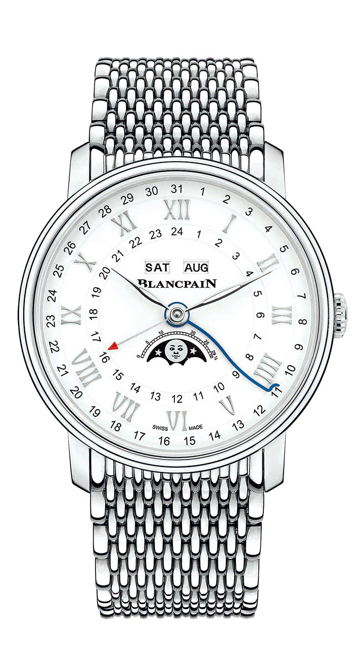 Villeret系列兩地時間全日曆腕錶