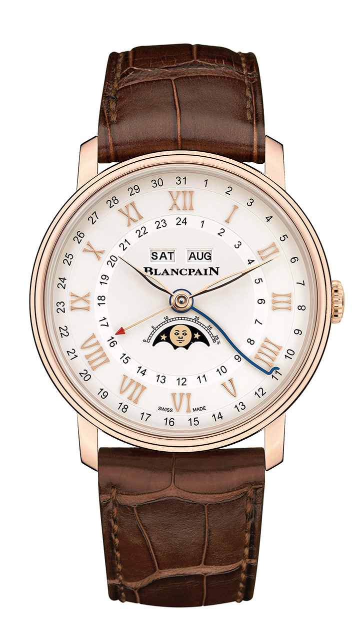 Villeret系列兩地時間全日曆腕錶