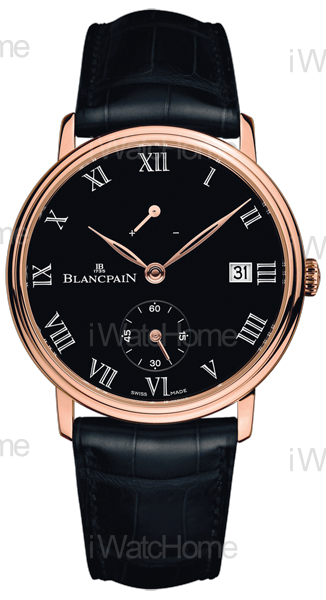 Villeret八日長動能黑面盤腕錶