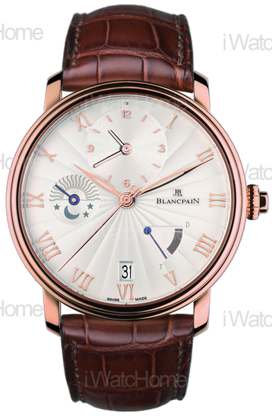 Villeret半時區兩地時間腕錶