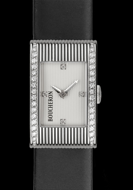 Reflet Medium Steel with Diamonds