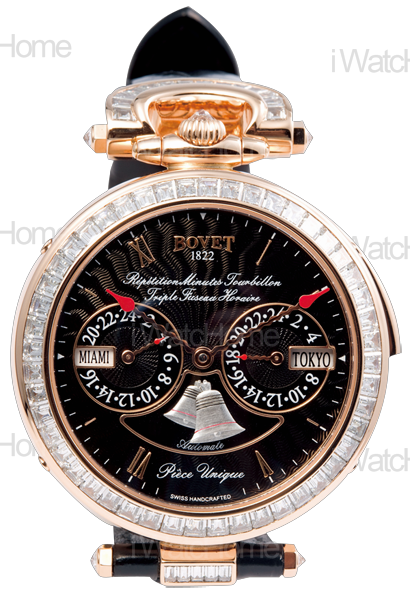 BOVET 三問三時區錶