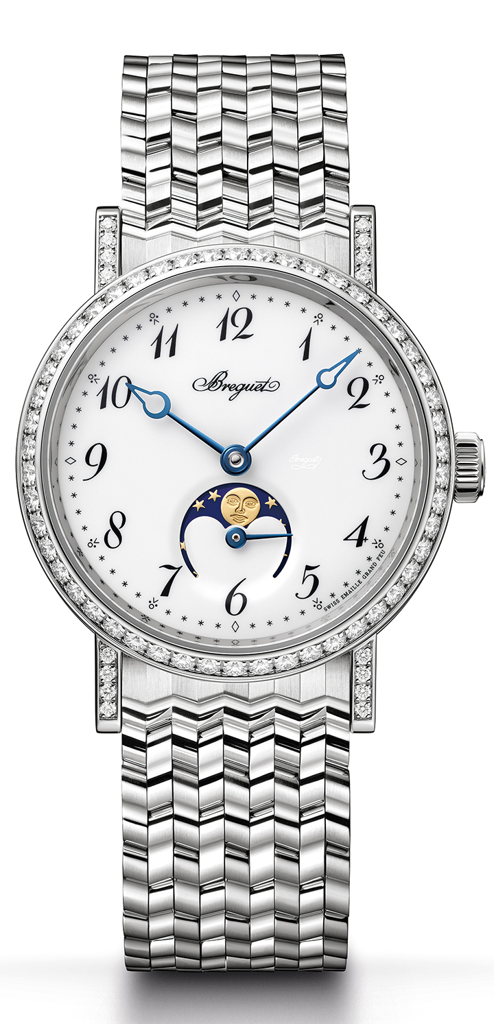 Classique Dame 9088 月相盈虧腕錶