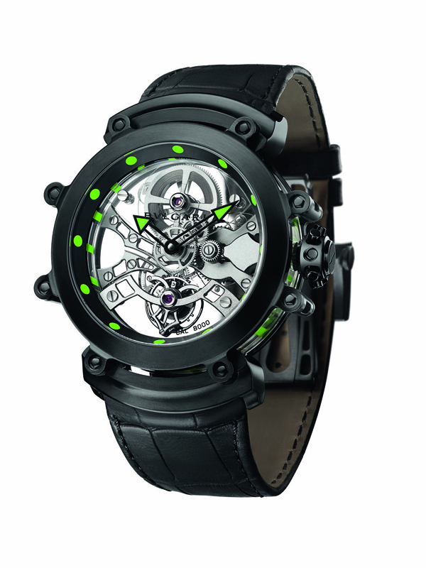 Saphir Ultranero水晶陀飛輪腕錶