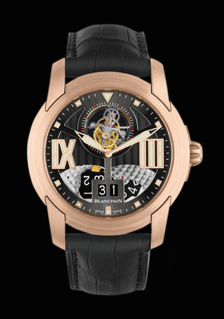 TOURBILLON GRANDE DATE, RÉSERVE DE MARCHE SUR MASSE OSCILLANTE