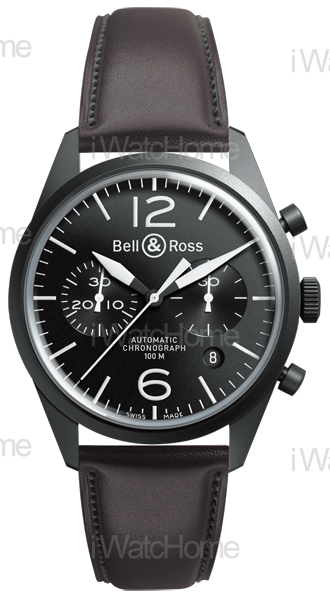 BELL & ROSS Vintage Original 126 Carbon Chronograph