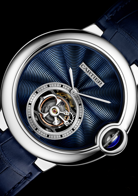 Ballon Bleu de Cartier 39mm Flying Tourbillon enamel dial
