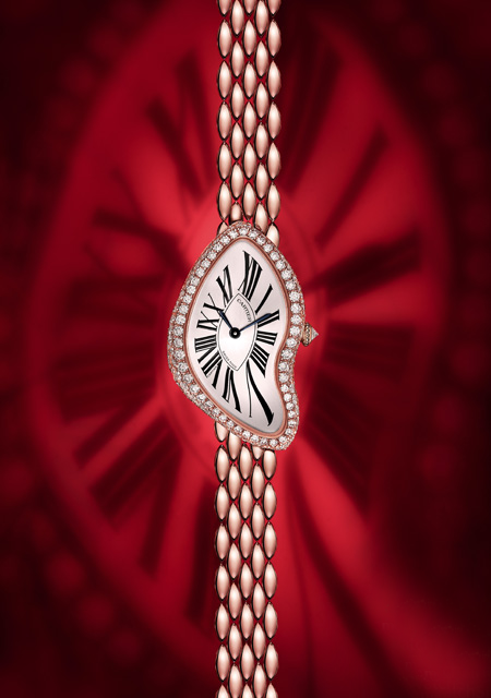 Crash18K玫瑰金鑽錶