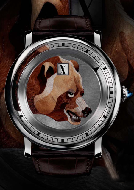 Rotonde de Cartier 42mm Jumping Hours bear motif