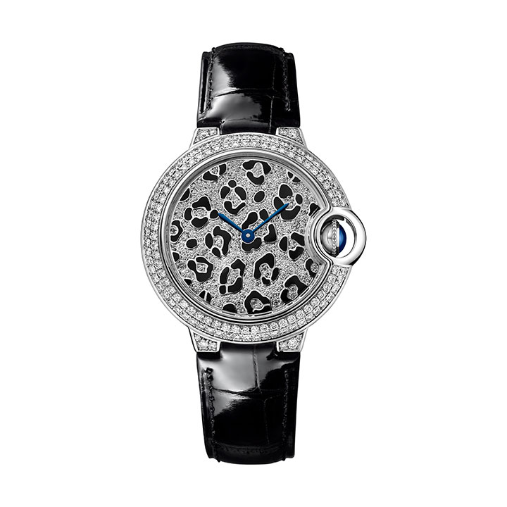 Ballon Bleu de Cartier 豹斑紋腕錶