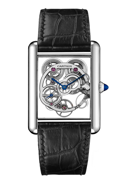 Tank Louis Cartier Sapphire Skeleton