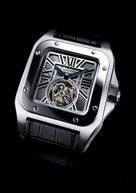 Santos 100 flying tourbillon