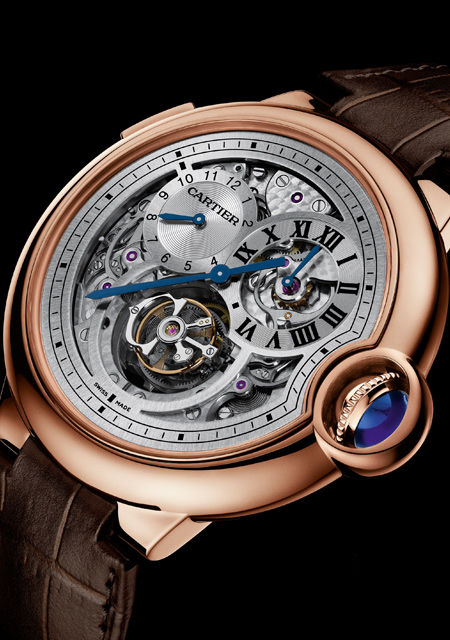 Ballon Bleu de Cartier tourbillon with double jumping second time