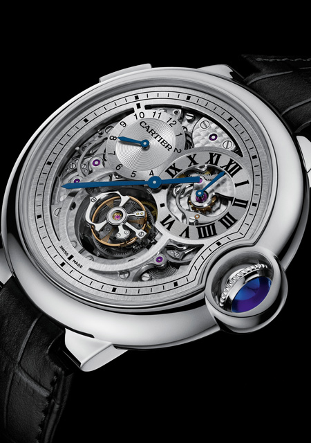 Ballon Bleu de Cartier tourbillon with double jumping second time