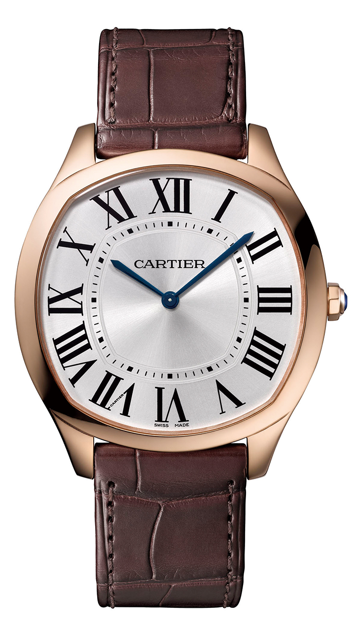 Drive de Cartier 超薄玫瑰金腕錶