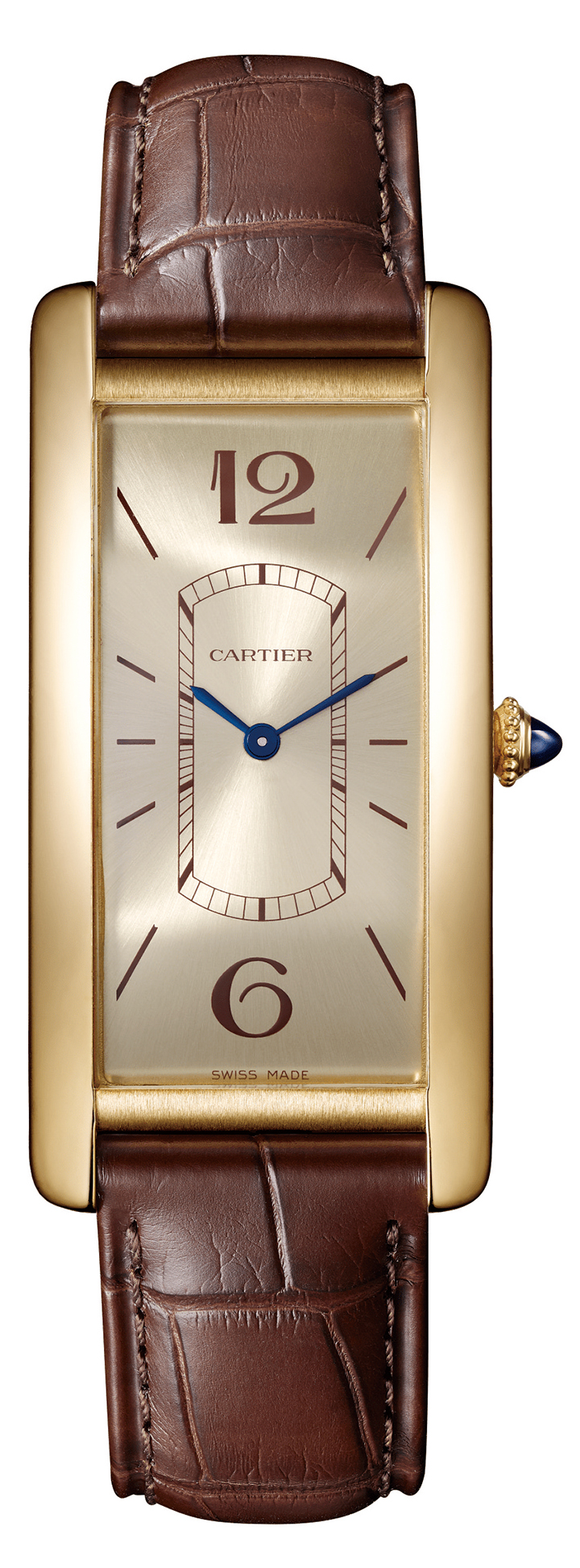 TANK Cintrée 黃金坦克腕錶