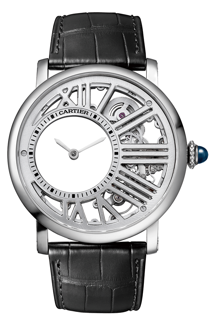 Rotonde de Cartier 神秘小時鏤空腕錶