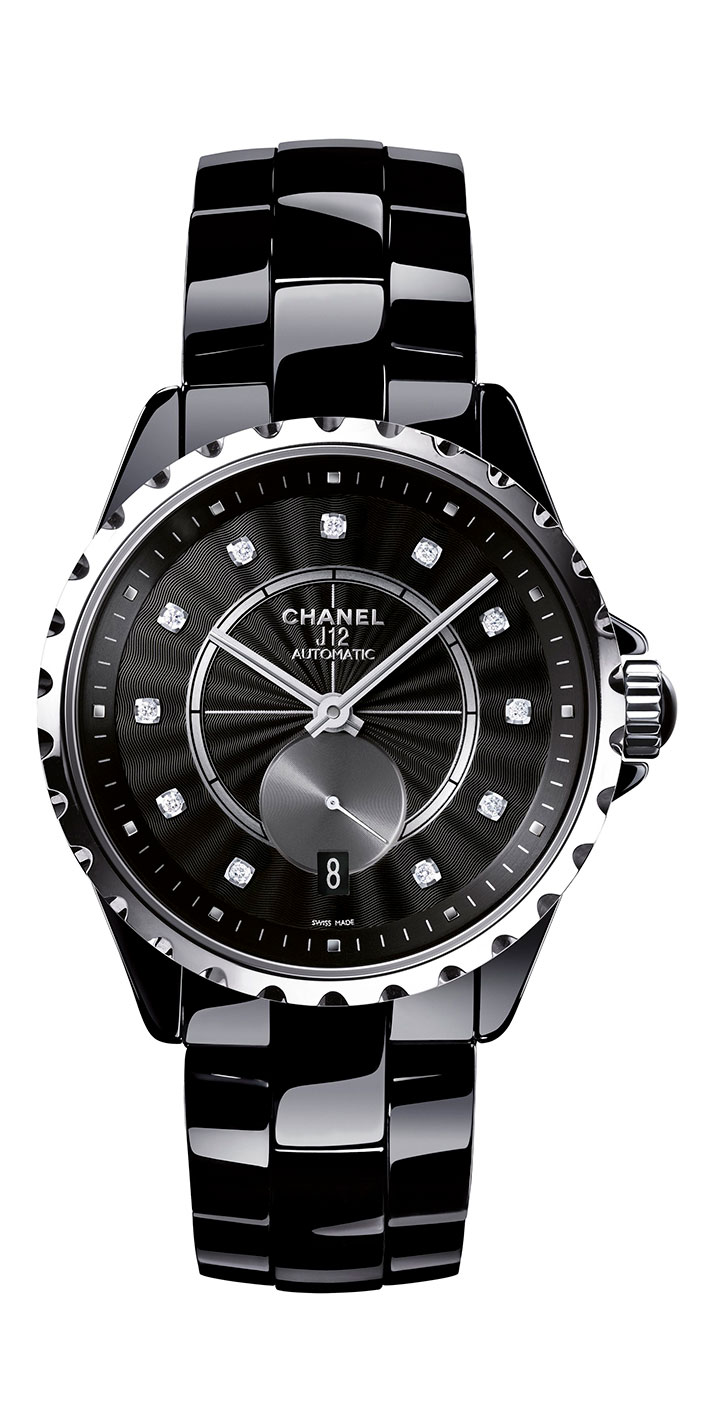 J12-365黑色不鏽鋼腕錶